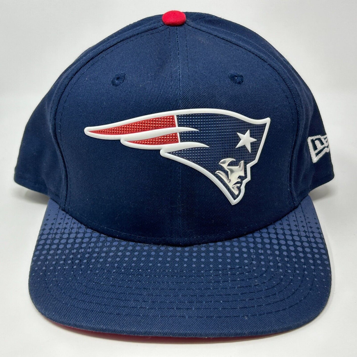 New England Patriots Hat Baseball Cap Blue Gradient New Era NFL 9Fifty Snapback - Neon Vintage