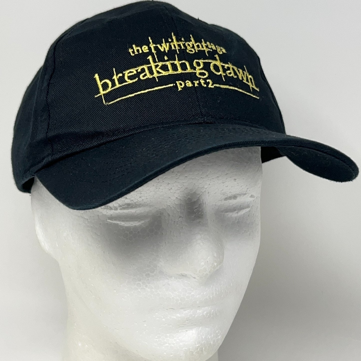 The Twilight Saga Breaking Dawn Part 2 Hat Baseball Cap Movie Strapback Black