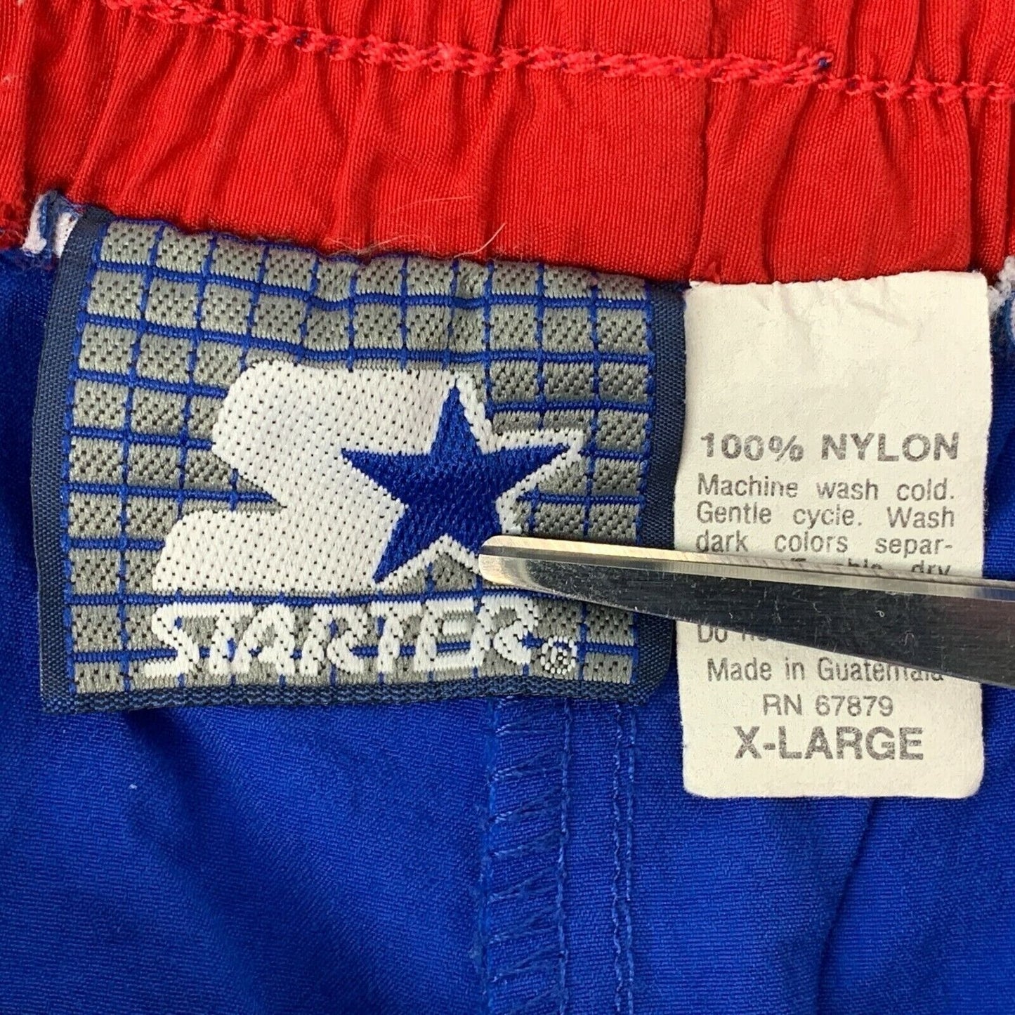 Vintage 90s Chicago Cubs Shorts Mens XL X-Large Blue Starter Swimming Baseball