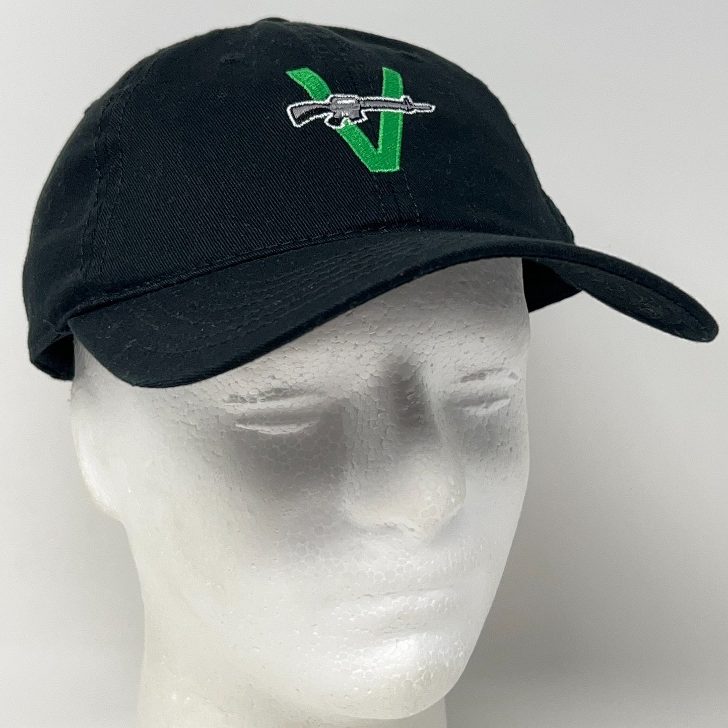 The Vandals Peace Thru Vandalism Dad Hat Baseball Cap V Gun Band Strapback Black
