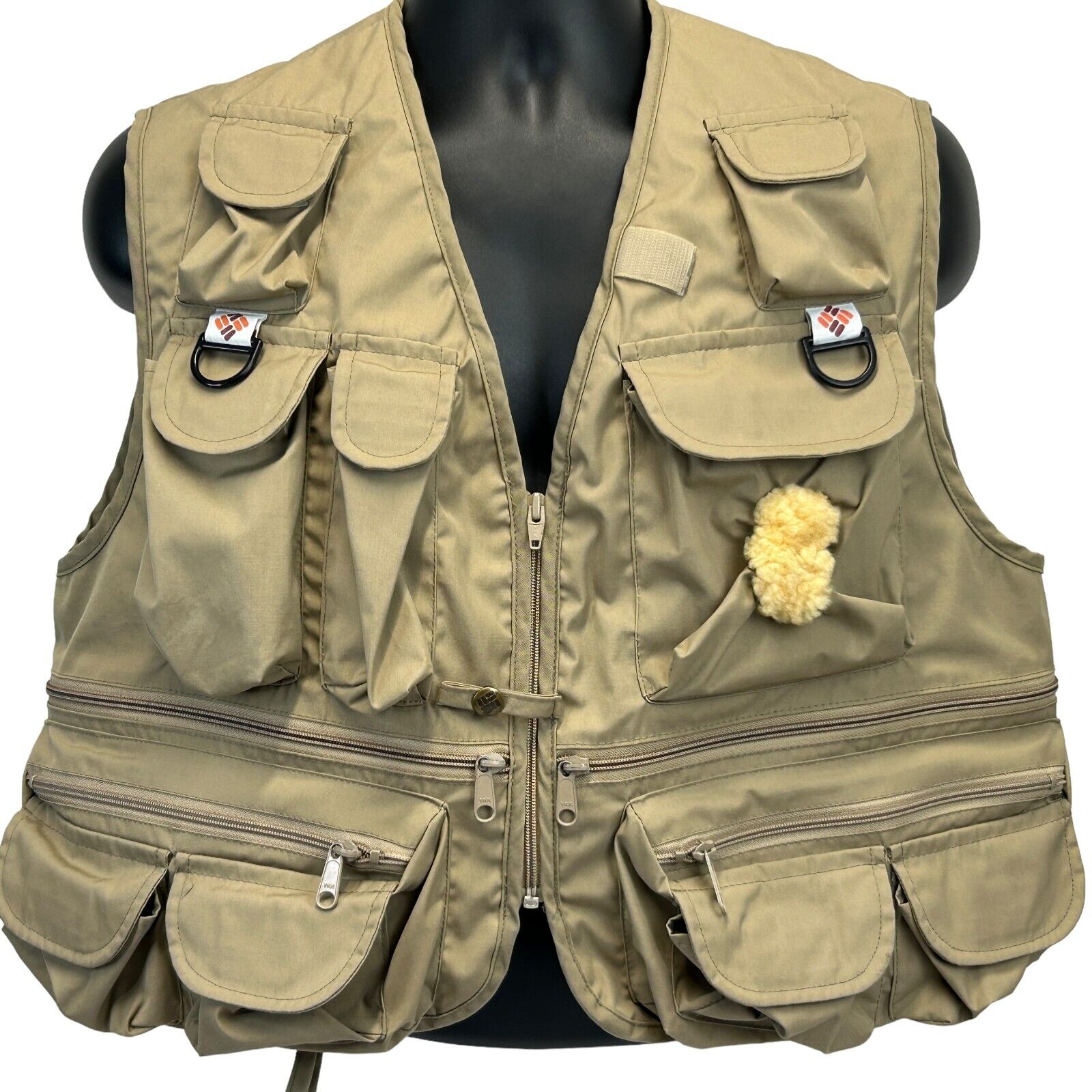 Columbia Vintage 80s Fly Fishing Vest Large Photography Fisherman ...