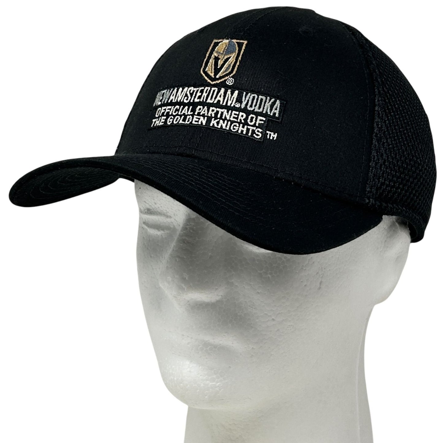 Las Vegas Golden Knights New Amsterdam Vodka Hat Baseball Cap Black Fitted M-L