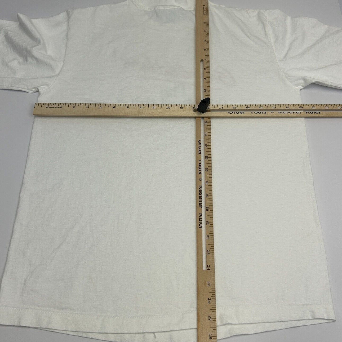 Vintage 90s Grandfather Christmas T Shirt Santa Claus Grandpa USA White M Medium