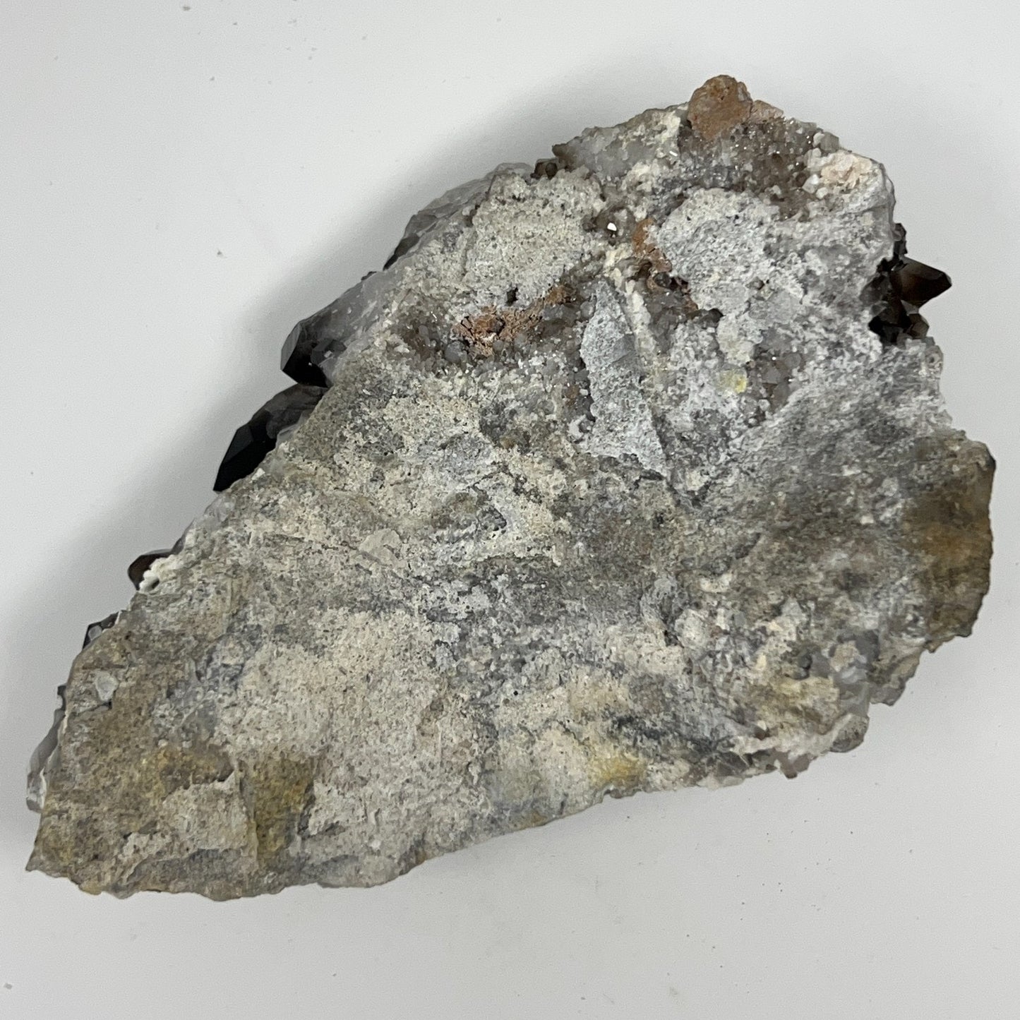 Unbranded Vintage Smoky Quartz Rock Natural Stone View from the Side
