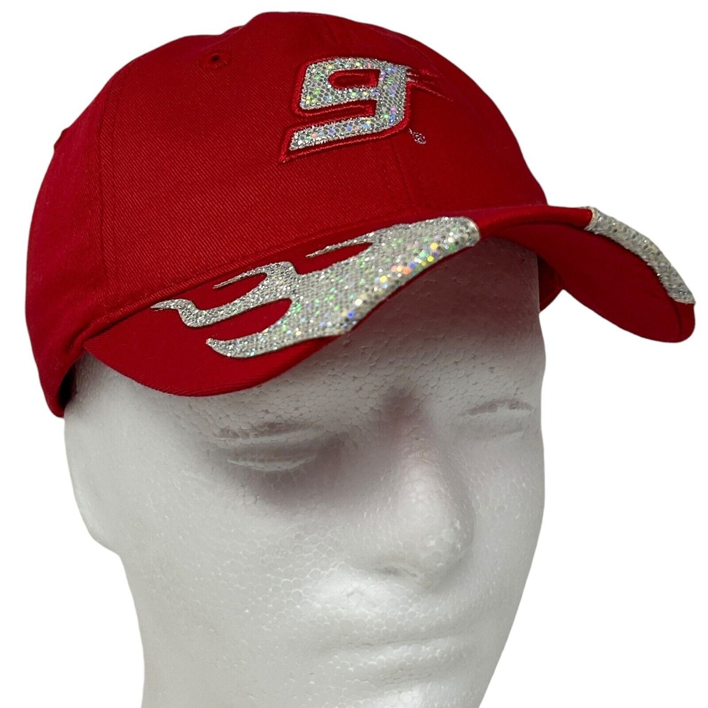 NASCAR Kasey Kahne Youth Hat Baseball Cap Glitter Chase Girls Kids Strapback Red