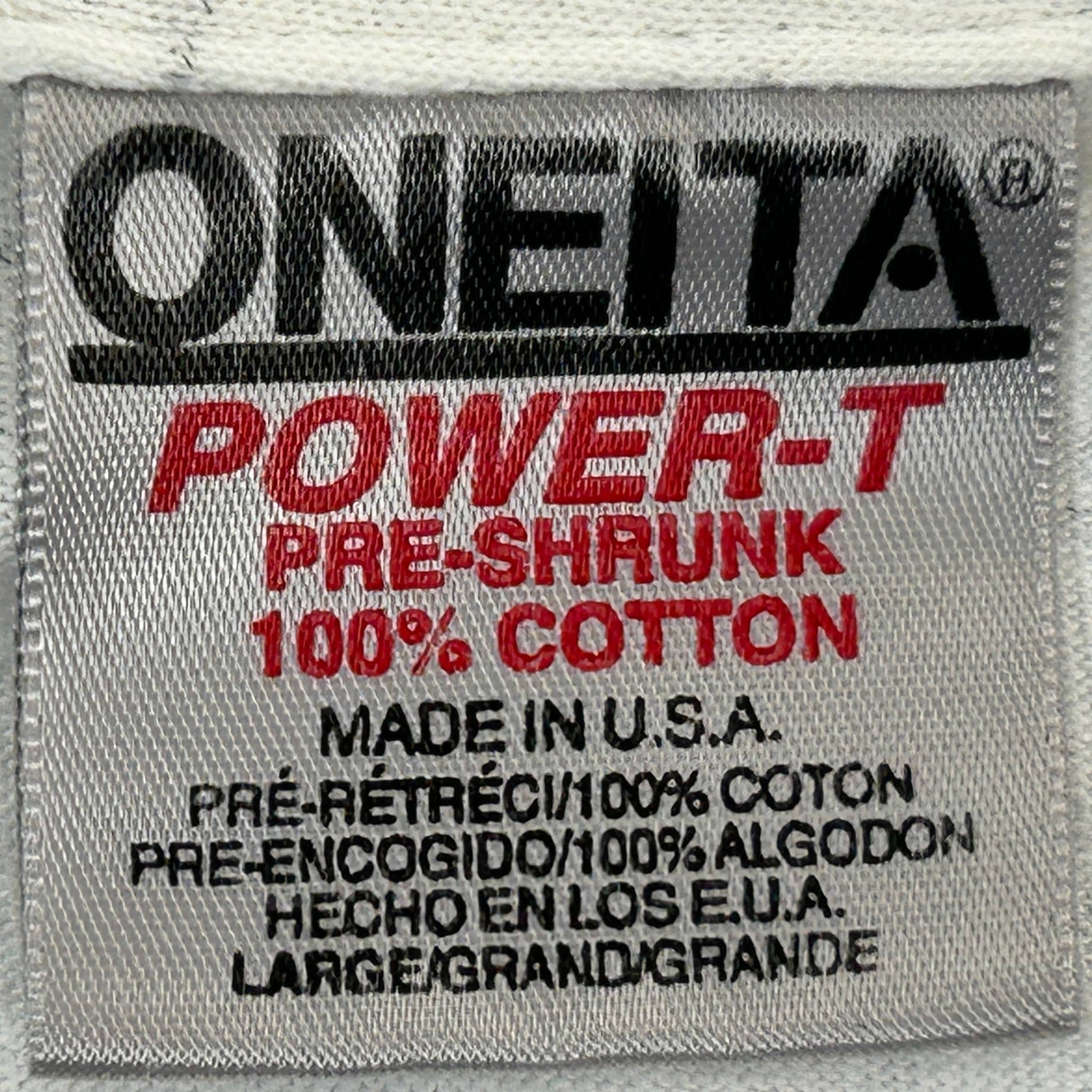 Vintage Oneita T-Shirt Tag Guide: Yearly Timeline History – Neon
