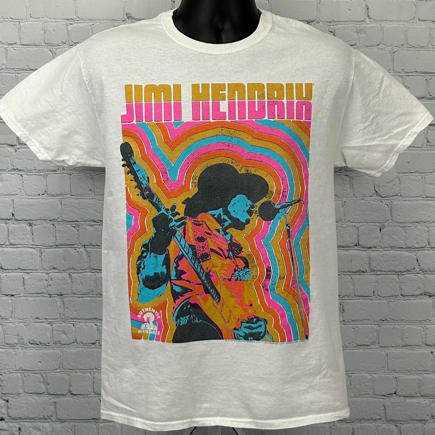 Jimi Hendrix T Shirt White Authentic 2022 Rock Band Graphic Tee Mens M Medium