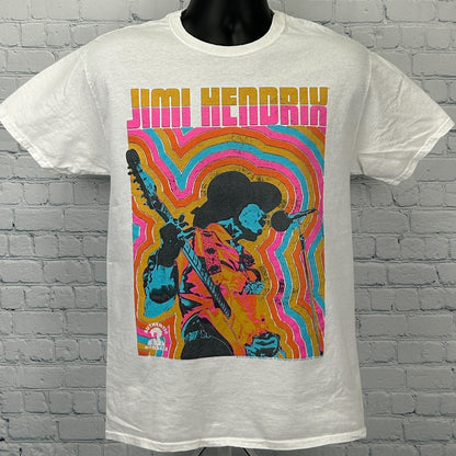 Jimi Hendrix T Shirt White Authentic 2022 Rock Band Graphic Tee Mens M Medium
