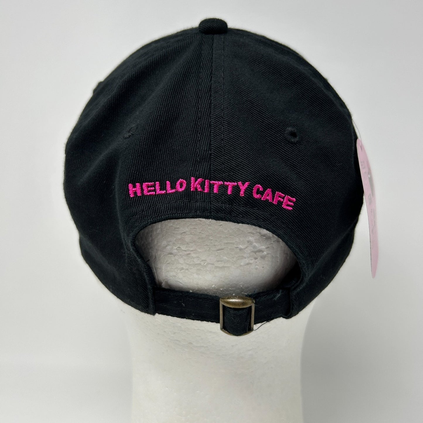 Hello Kitty Cafe Dad Hat Baseball Cap Las Vegas Sanrio 6 Panel Strapback Black