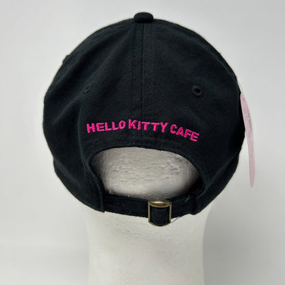 Hello Kitty Cafe Dad Hat Baseball Cap Las Vegas Sanrio 6 Panel Strapback Black
