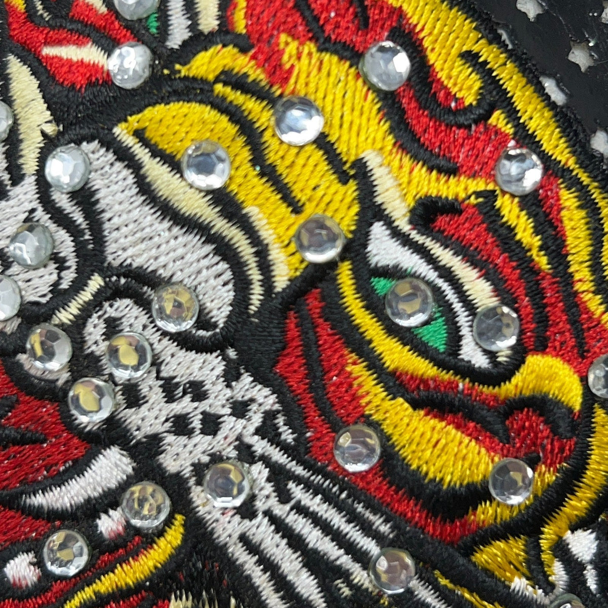 Ed Hardy Christian Audigier Tiger Rhinestone Trucker Snapback Baseball Hat Cap