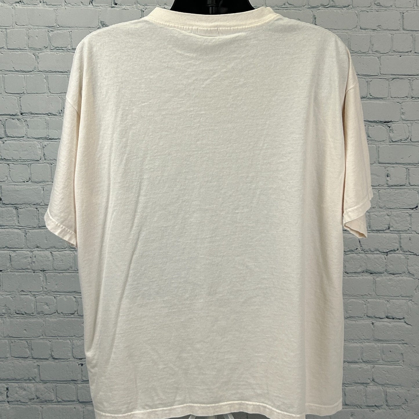 Vintage 90s Super Bowl XXXII T Shirt Denver Broncos NFL Starter Ivory XL X-Large