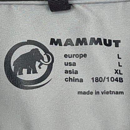 Mammut Tempest Button Front Shirt Mens L Large Green Short Sleeve Hiker Hiking