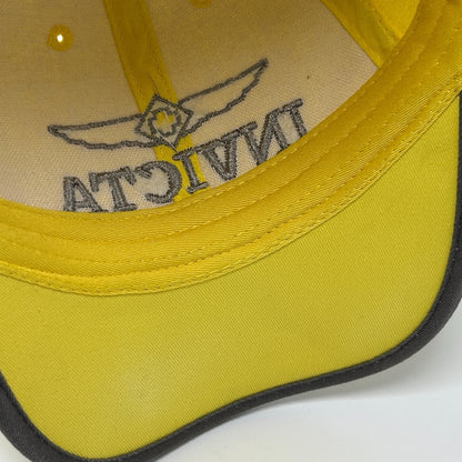 Invicta Tour de Tonka Hat Baseball Cap Cycling Cycler Bicycle Strapback Yellow