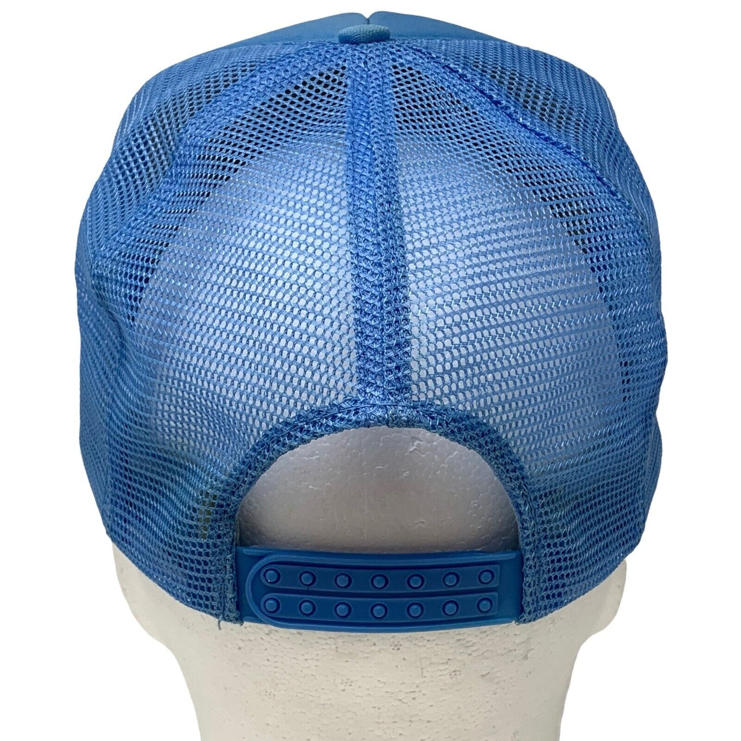 Gorra de béisbol con diseño de herraduras Ringer, estilo vintage, de malla, estilo años 80, color azul