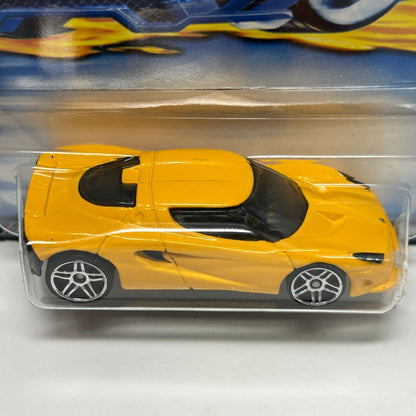 Lotus Project M250 Hot Wheels Collectible Diecast Car Yellow Vintage 2001 New