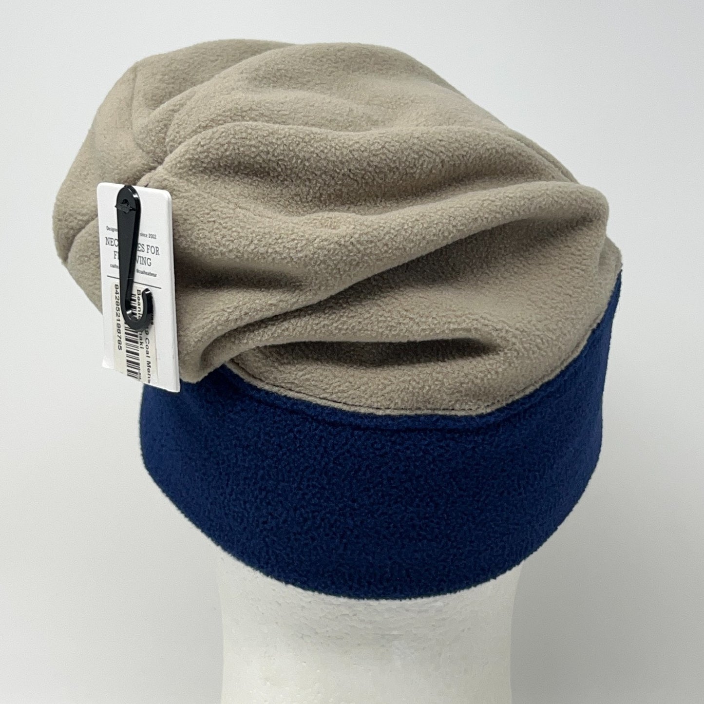 Coal Headwear The North Beanie Winter Hat Toque Flip Cuffed Beige Logo Outdoor