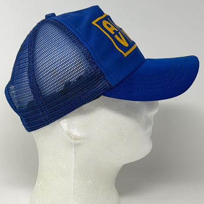 Vintage Auto Value Auto Parts Trucker Hat Baseball Cap Snapback Mesh Made In USA