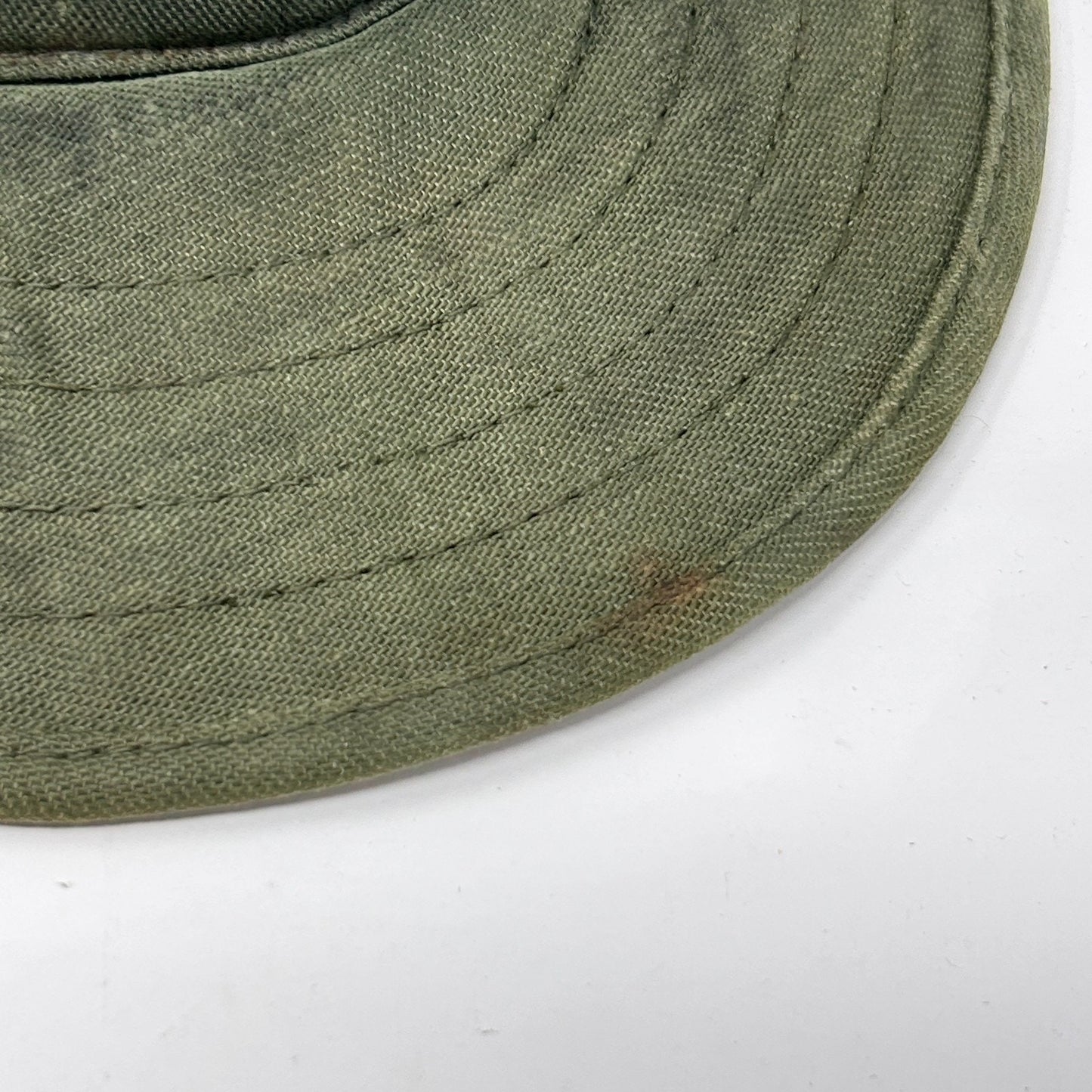 Vintage USMC Marines Utility Cover Hat OD Olive Green Military Cap 6 7/8