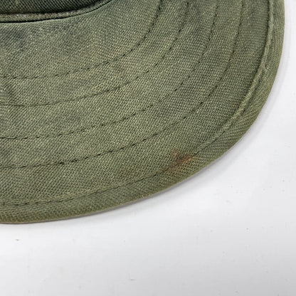 Vintage USMC Marines Utility Cover Hat OD Olive Green Military Cap 6 7/8