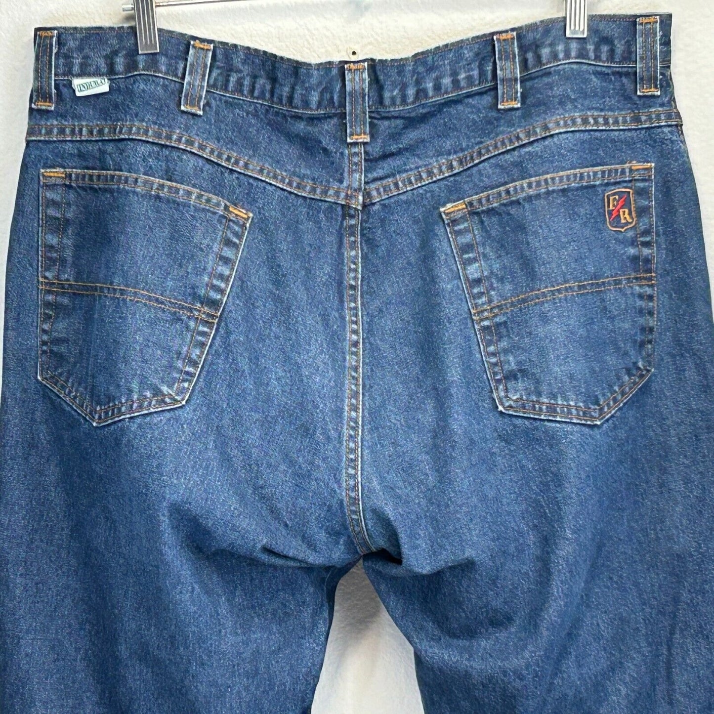 Riverside Indura FR HRC 2 Denim Jeans 38x29 Flame Fire Resistant USA Mens Blue