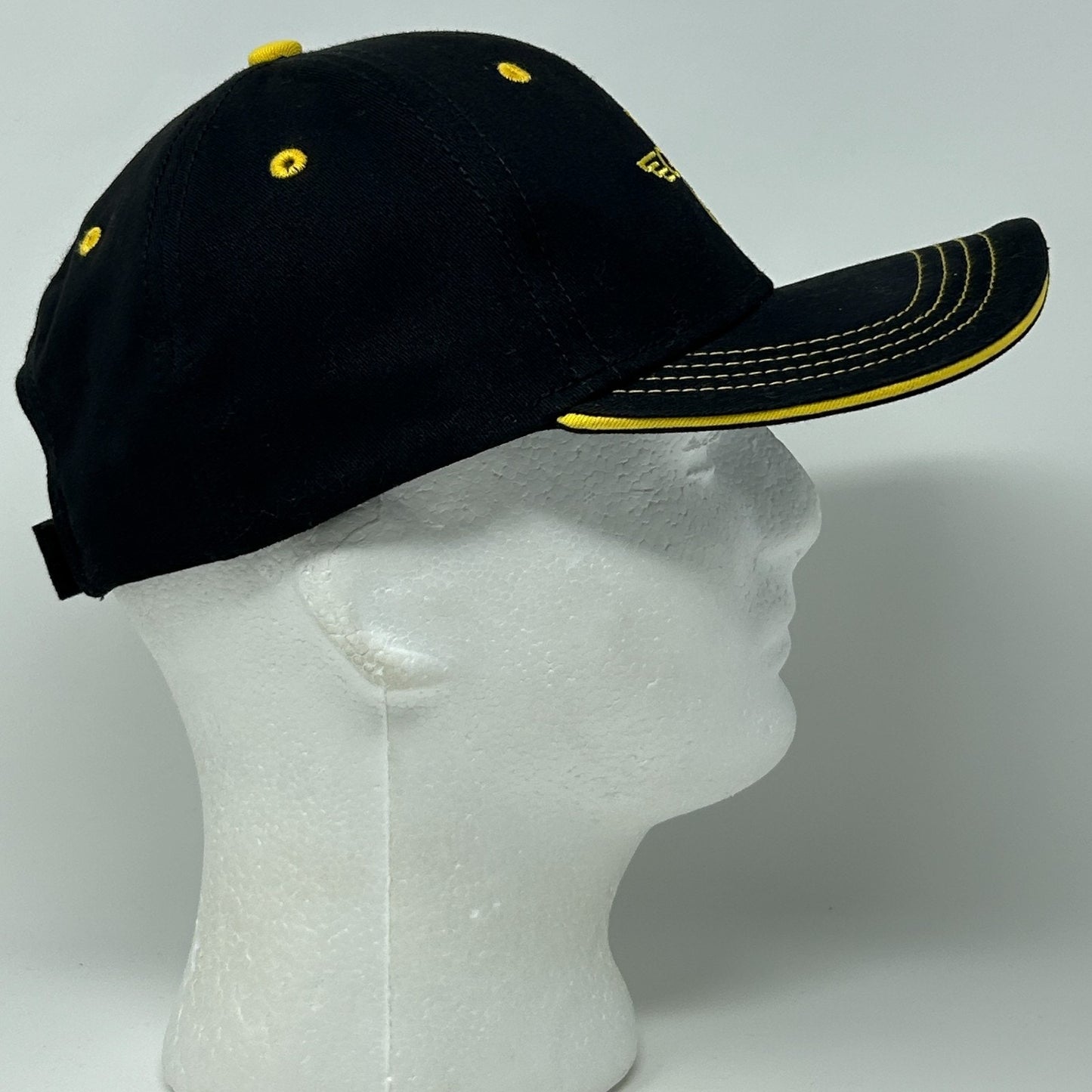 GEC Gold Eagle Coop Hat Baseball Cap Farming Farmer Agriculture Strapback Black