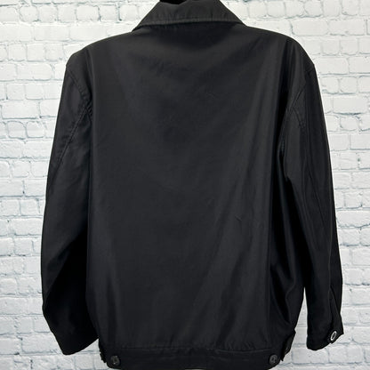 Vintage Fremont Hotel Casino Las Vegas Jacket Gambling Gambler Black M Medium