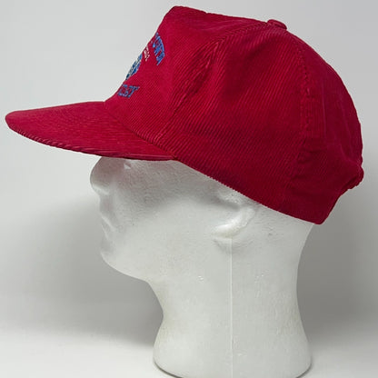 Vintage 90s Sams Town Las Vegas Super Bowl XXVII Hat Baseball Cap Cowboys Red