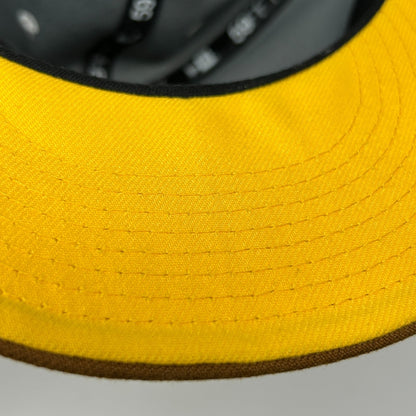 Feature Hat Baseball Cap Spellout New Era 59Fifty Streetwear Gray Fitted 7 3/8