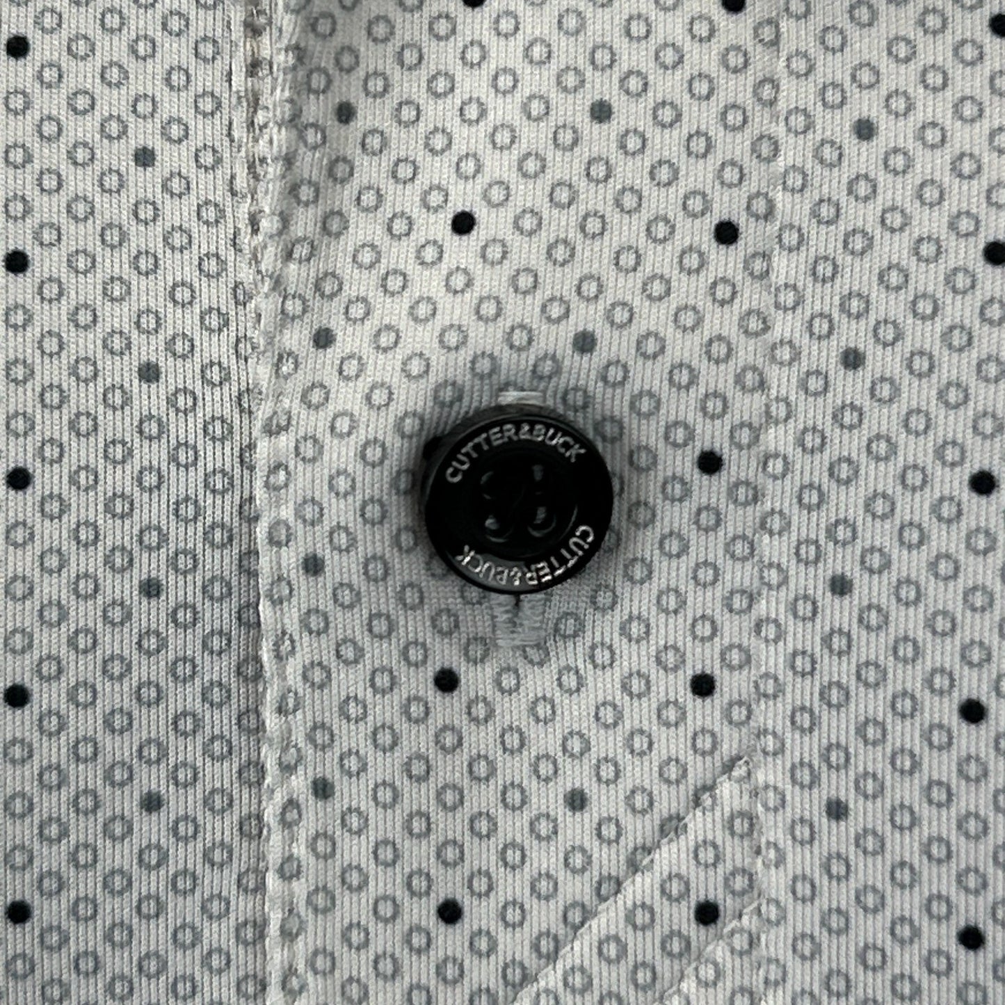 Las Vegas Raiders Polo Shirt White NFL Short Sleeve Cutter & Buck Mens L Large