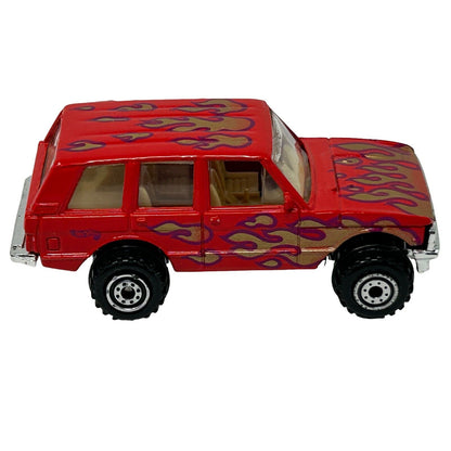 Range Rover Hot Wheels Collectible Diecast Car Red Vintage 90s Toy Vehicle