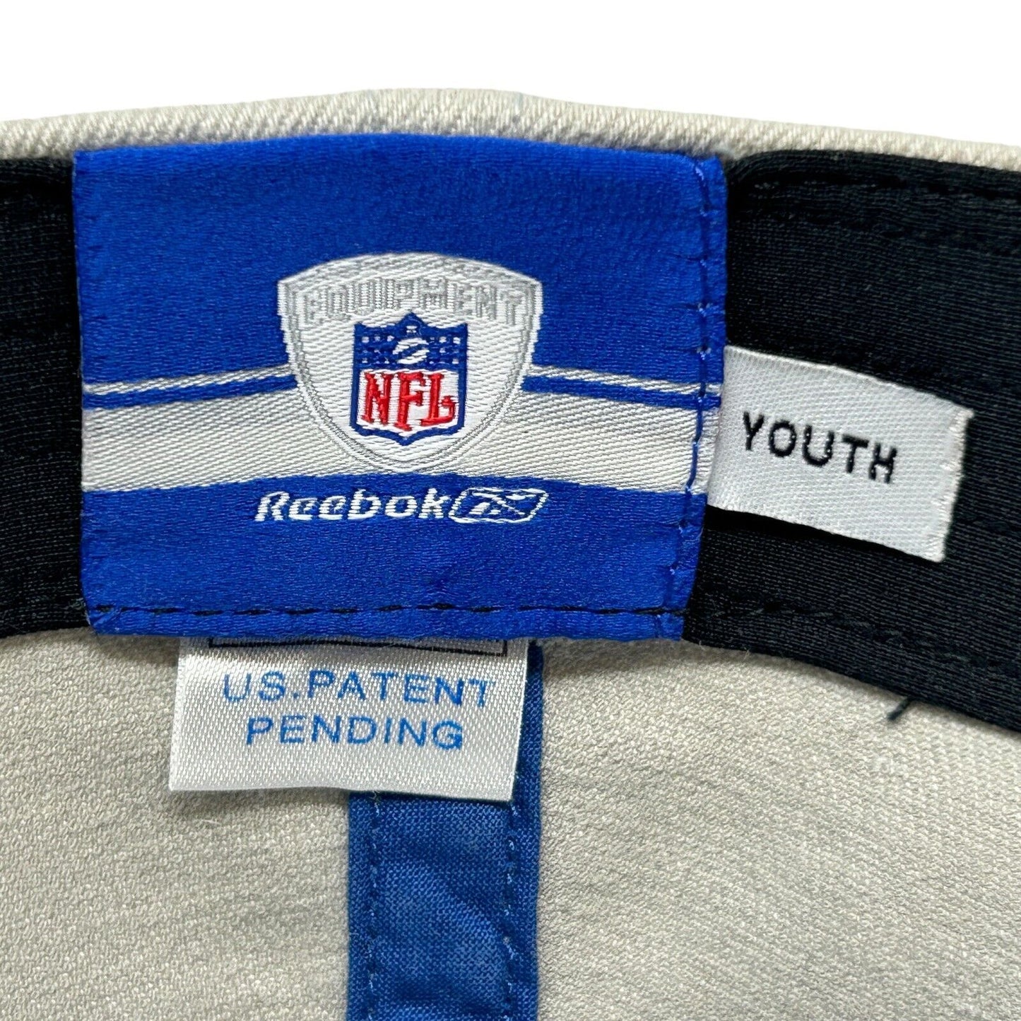 Gorra juvenil de los Indianapolis Colts azul de la NFL Reebok Gorra de béisbol Flex Fitted para niños