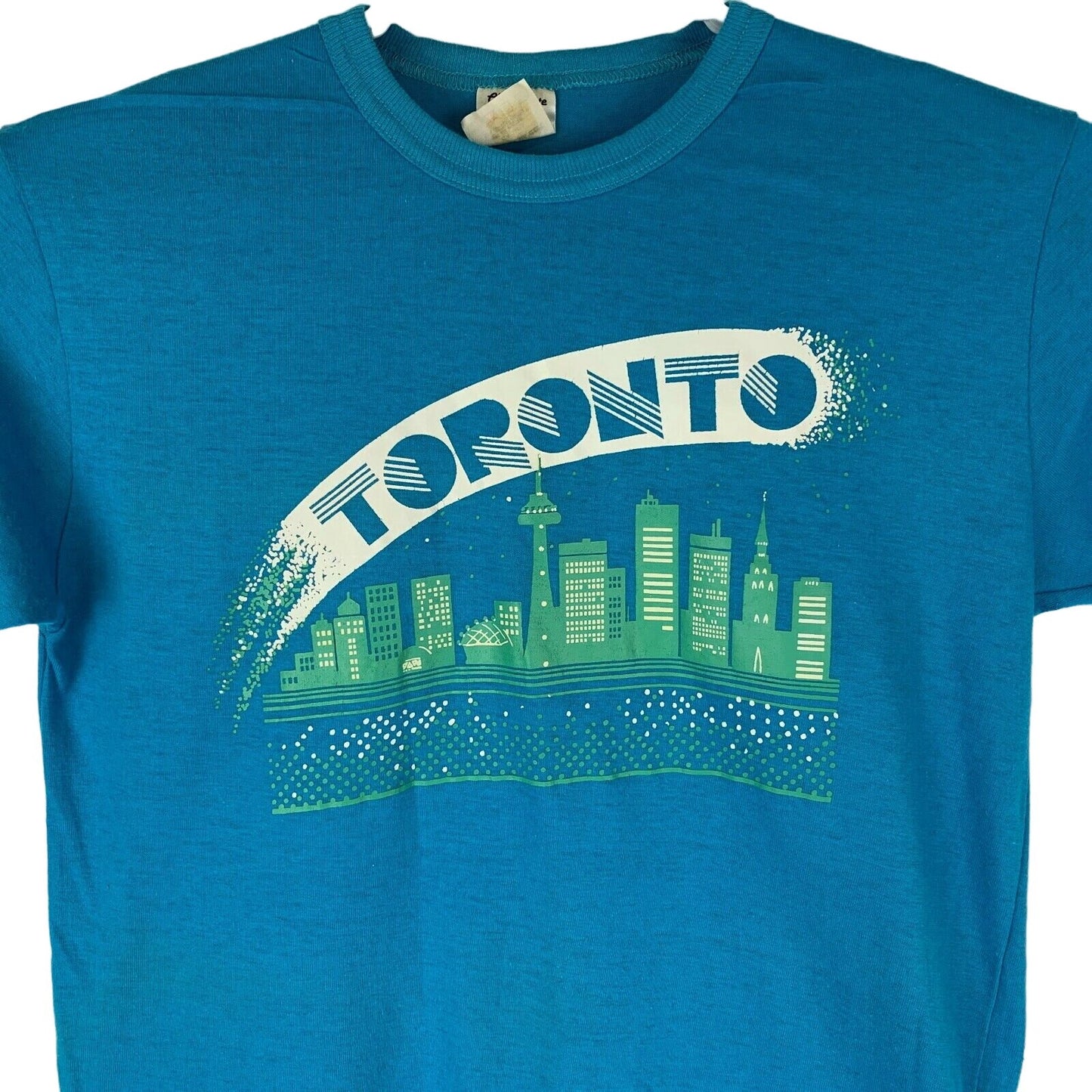 Toronto Canada Cityscape Vintage 80s T Shirt Single Stitch Tourist Tee Small