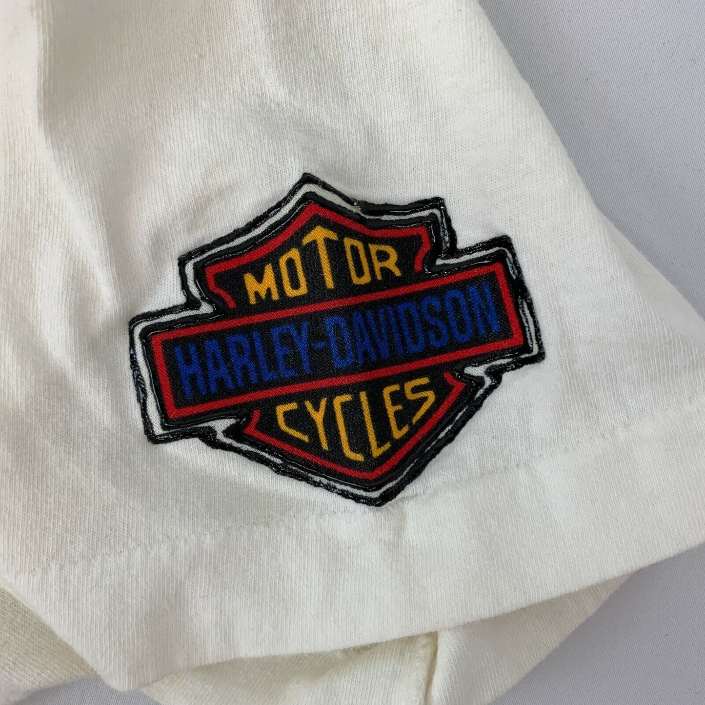 Harley Davidson Hand Painted Vintage 80s T Shirt Eagle Soars Alone Biker Medium