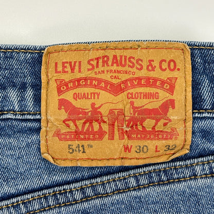 Levis 541 Athletic Taper Fit Jeans Levi Strauss Denim Blue Mens 30x32