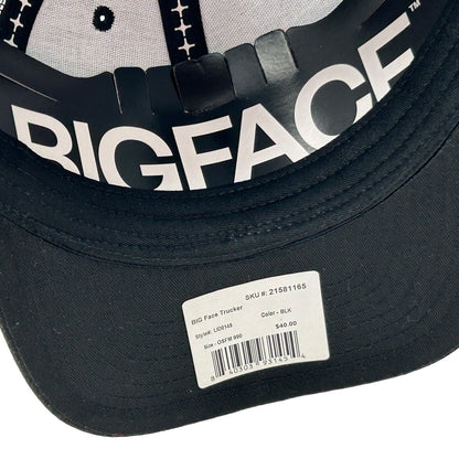 Gorra de camionero de la marca Bigface Gorra de béisbol de malla negra con cara grande de Jimmy Butler Coffee