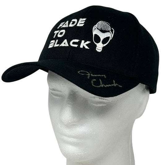 Fade To Black Jimmy Church Signed Hat Cap UFOs Aliens Podcast Snapback Black