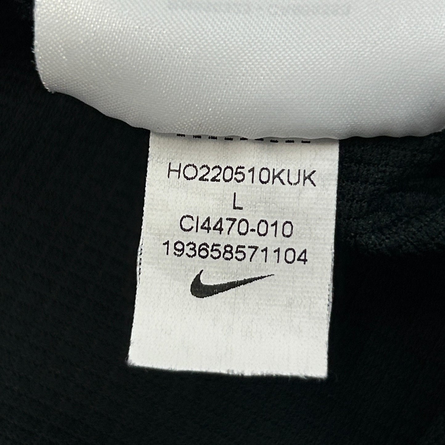 Las Vegas Raiders Polo Shirt Black NFL Short Sleeve Nike Dri Fit Mens L Large