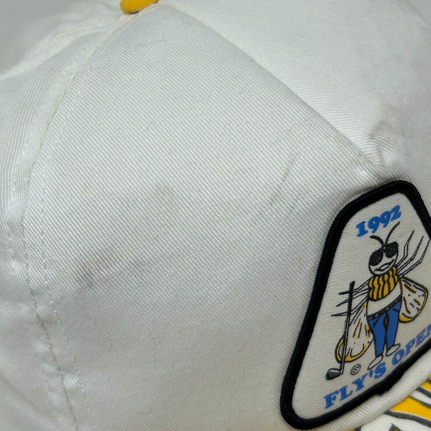 Flys Open Golf Tournament Snapback Hat Vintage 90s Golfing Golfer Baseball Cap