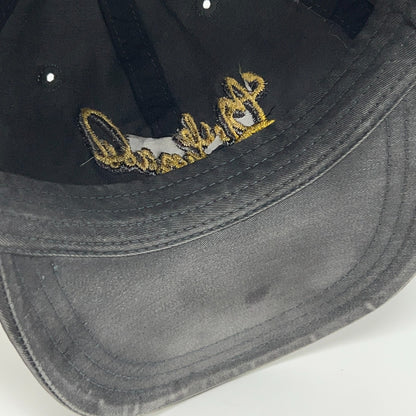 Vintage 90s Merle Haggard Dad Hat Baseball Cap Country Western Strapback Black