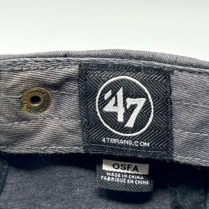 Las Vegas Golden Knights Dad Hat Baseball Cap NHL Hockey 47 Brand Strapback Gray - Neon Vintage