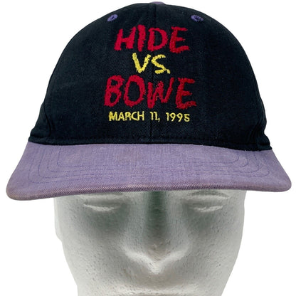 Riddick Bowe Vs Herbie Hide Snapback Hat Vintage 90s 1995 Gorra de béisbol de boxeo