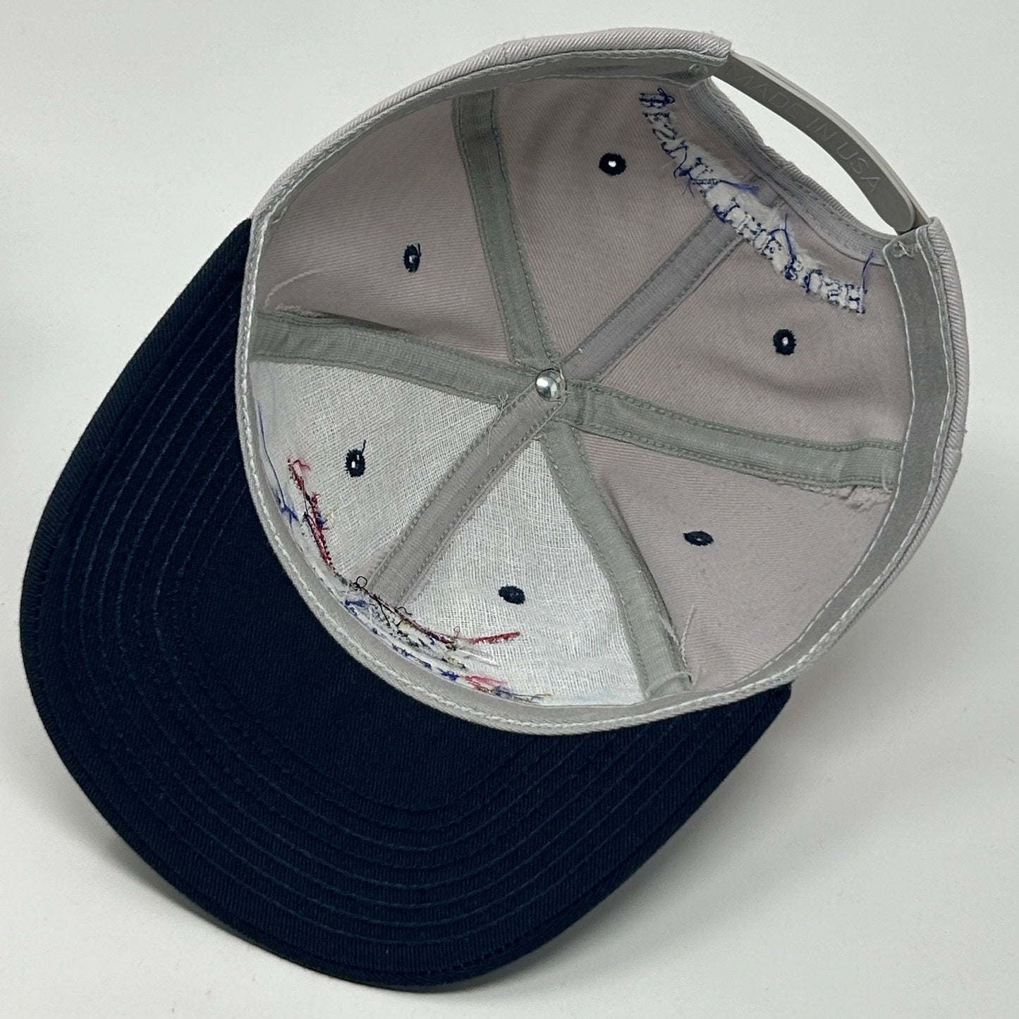 Vintage 90s Ketchikan Air Best In The Bush Hat Baseball Cap Alaska Snapback Gray