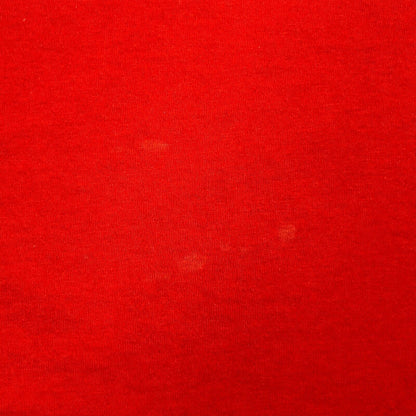 Camiseta vintage de Star Trek Starfleet de los años 80, gran programa de televisión, color rojo, fabricada en EE. UU.