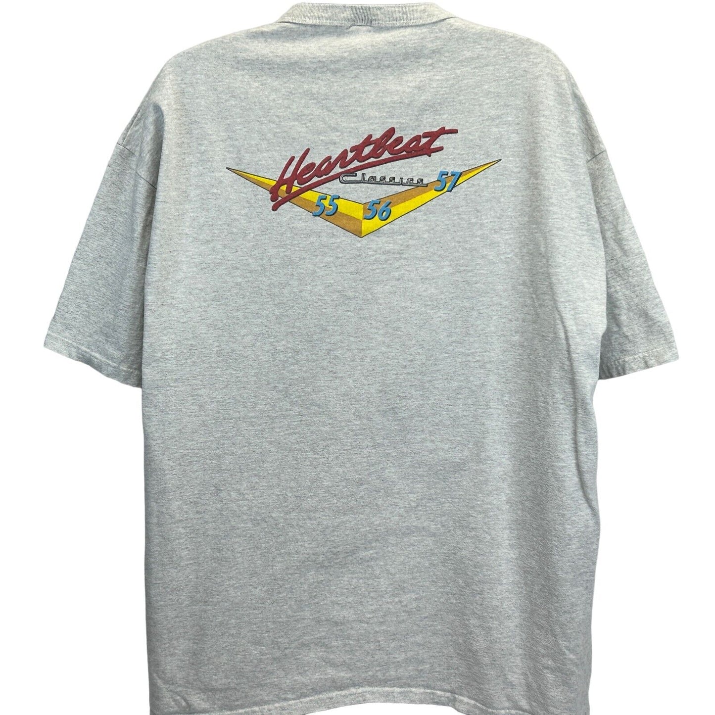 Chevrolet Heartbeat of America 1955 56 57 Vintage 90s T Shirt 3XL Classic Cars