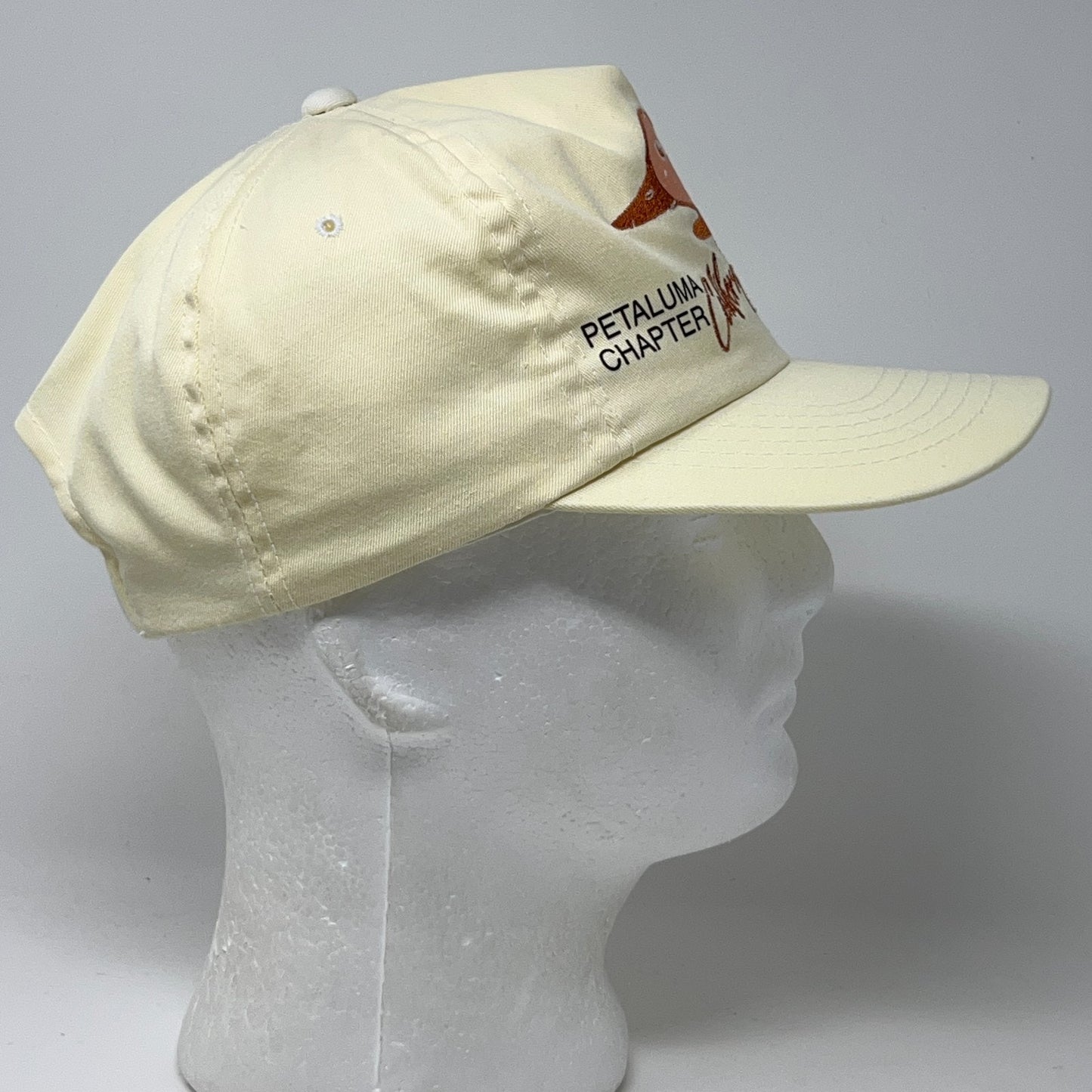 Vintage 90s  Hat Baseball Cap Duck Hunting Petaluma Yellow