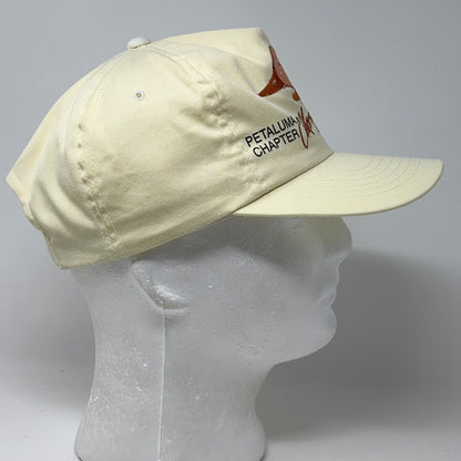 Vintage 90s  Hat Baseball Cap Duck Hunting Petaluma Yellow