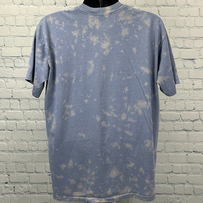 Vintage 90s Canis Lupus Wolf T Shirt Wolves Preserve Protect USA Blue XL X-Large