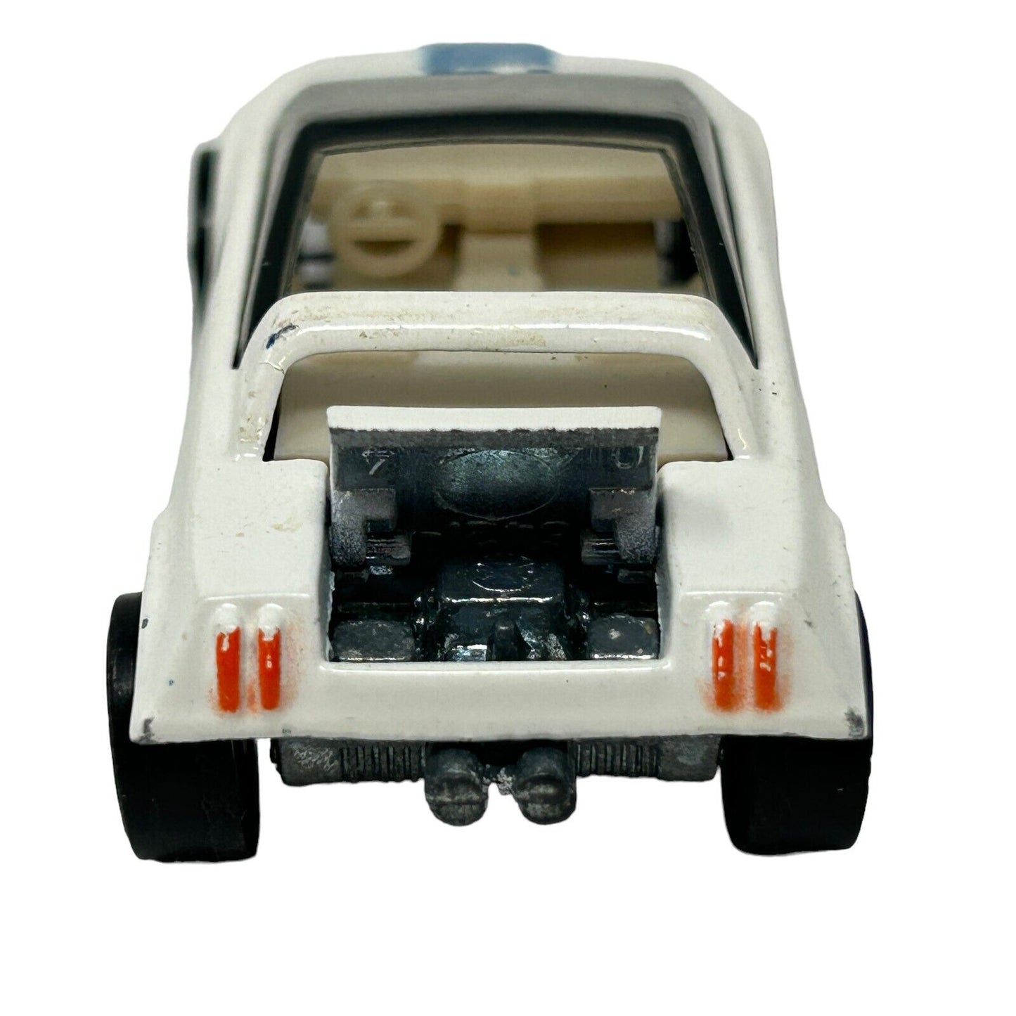 Coche de juguete Hot Wheels Jack Rabbit Special Redline fundido a presión con interior blanco, estilo vintage, años 70