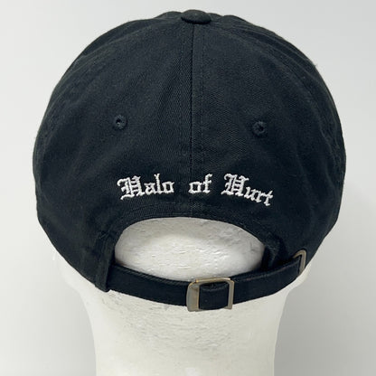 Seahaven Halo of Hurt Hat Baseball Cap Black Strapback Emo Indie Rock Band Merch